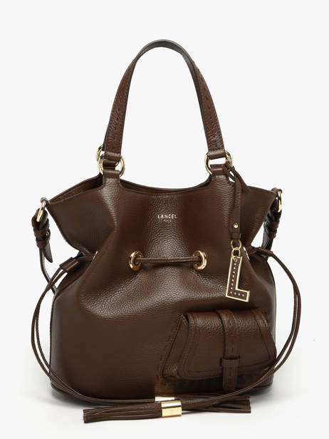 Bucket Bag M Premier Flirt Leder Lancel Bruin premier flirt A10110 ander zicht 2
