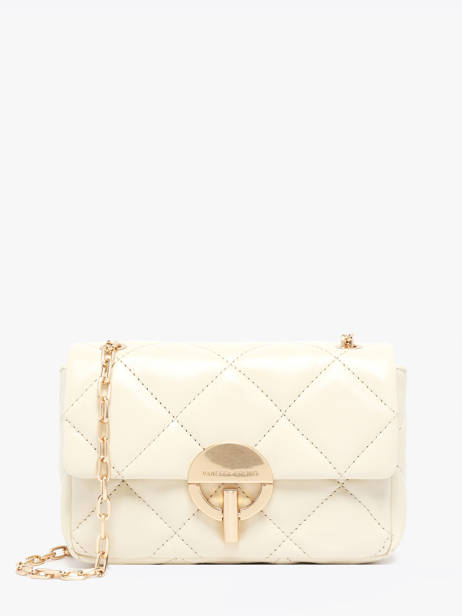 Cross Body Tas M Moon Leder Vanessa bruno Beige moon 84V40533