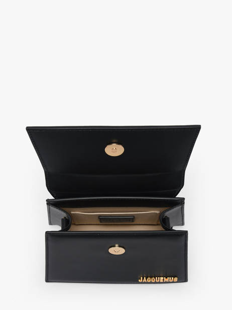 Preloved Chiquito Moyen Cross Body Tas Leder Jacquemus Zwart second life 1566432 ander zicht 5