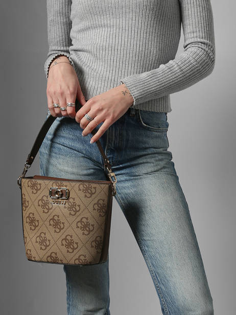 Cross Body Tas Karnilla Logo Guess Bruin karnilla logo OS990101 ander zicht 1