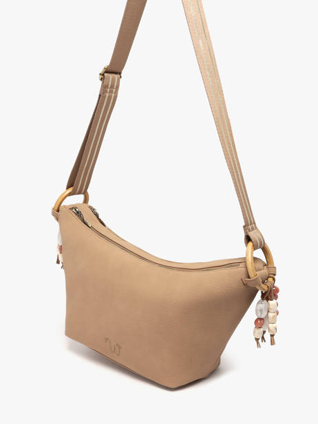 Cross Body Tas Camomille Pearl Woomen Beige camomille pearl WCAE03 ander zicht 1