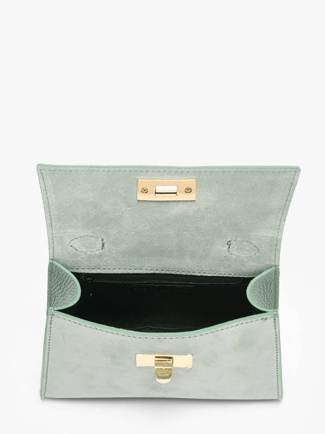 Schoudertas Velvet Caviar Leder Milano Groen velvet caviar VC25116 ander zicht 3