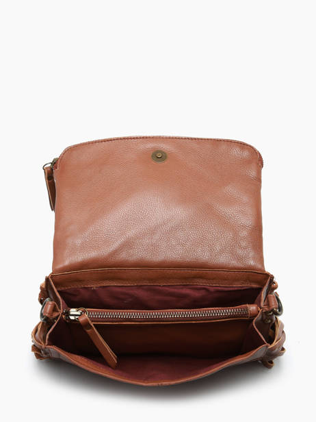 Cross Body Tas Dakota Leder Basilic pepper Bruin dakota BDAK43 ander zicht 3