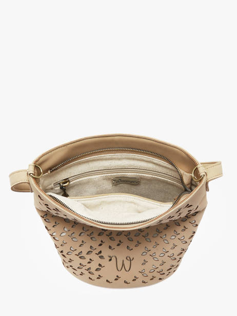 Cross Body Tas Zamia Woomen Beige zamia WZAM01 ander zicht 4