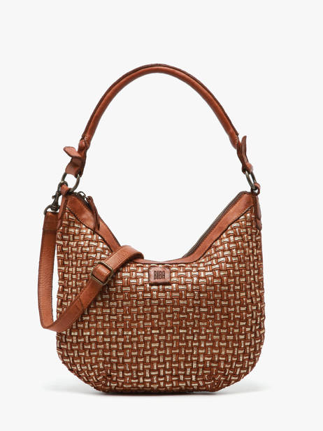 Cross Body Tas Heritage Leder Biba Bruin heritage KAB23L