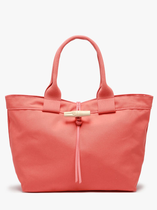 Longchamp Le roseau toile Handtas Roze