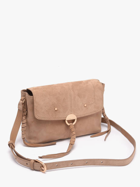 Cross Body Tas Othilia Leder Vanessa bruno Beige othilia 55V40907 ander zicht 2