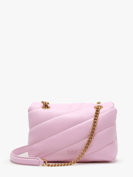 Cross Body Tas Love Baby Puff Leder Pinko Roze love bag puff A0F2 ander zicht 5