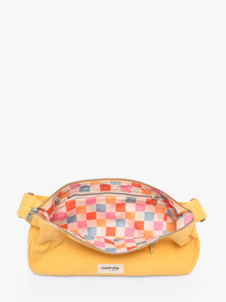 Cross Body Tas Timeless Katoen Rivedroite Geel timeless CHAXSTIM ander zicht 3