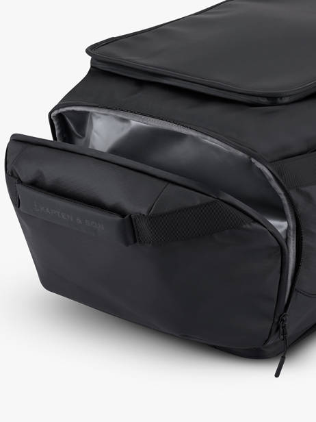 Reistas Voor Cabine Rugzak Backpack Kapten and son Zwart backpack LISBOMDU ander zicht 5