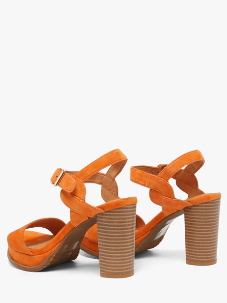 Sandalen Met Hak Jain Uit Leder Mam'zelle Oranje women CSG1H03 ander zicht 2