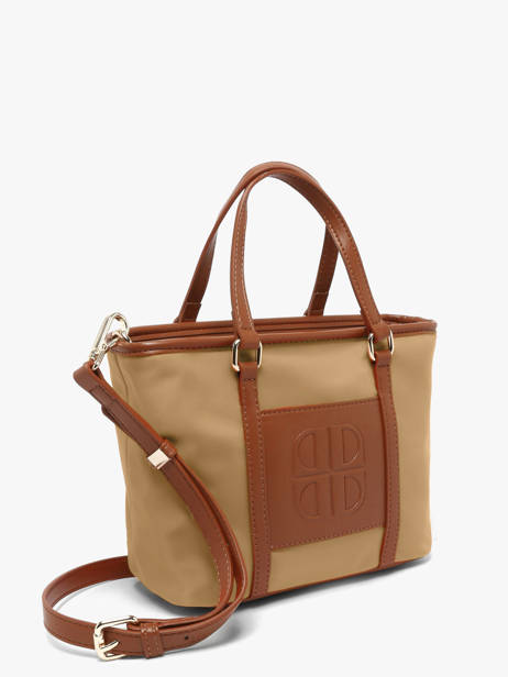 Handtas Fran Nylon Laurent david Beige ld bags 54 ander zicht 2