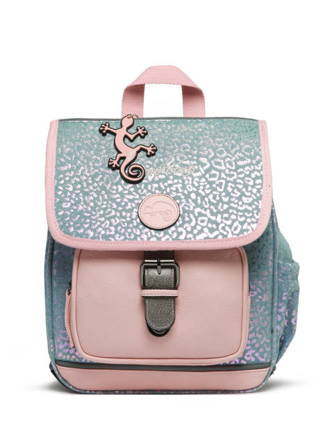 Rugzak 1 Compartiment Cameleon Blauw vintage fantasy PBVGSD30 ander zicht 7