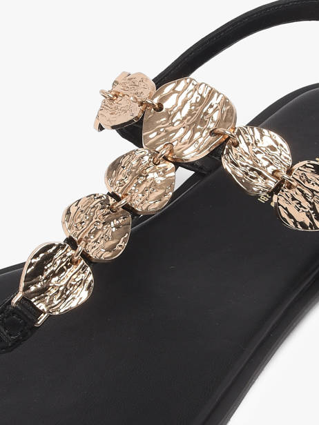 Open Sandalen Uit Leder Les tropeziennes Zwart women ORTEGA ander zicht 2