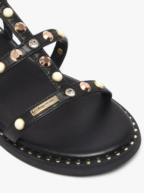 Sandalen Uit Leder Les tropeziennes Zwart women CORLYLOW ander zicht 2