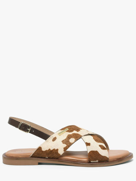 Open Sandalen Uit Leder Les tropeziennes Wit women DOAPO