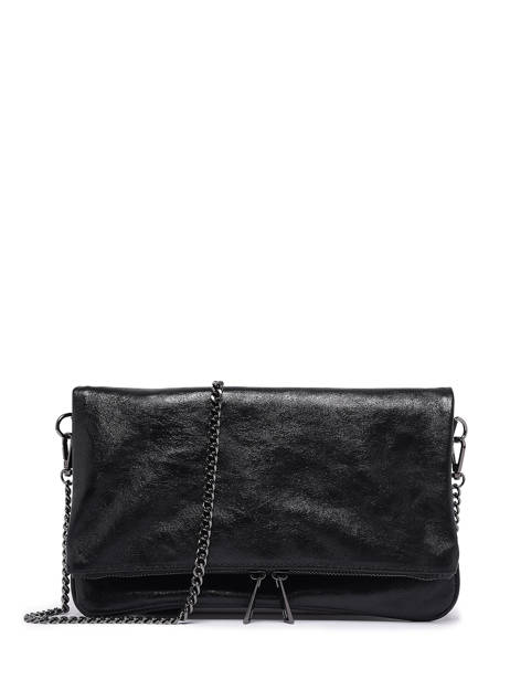 Cross Body Tas Nine Leder Milano Zwart nine NI22112N