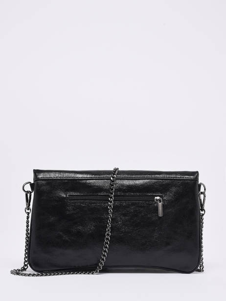 Cross Body Tas Nine Leder Milano Zwart nine NI22112N ander zicht 4